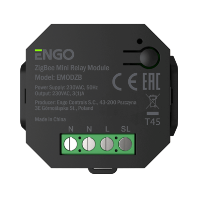 Engo EMODZB ZIGBEE mini relay module