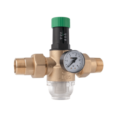 Herz Rregullator I shtypjes me manometer dhe filter 1" Rt694