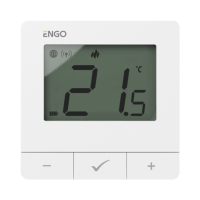 Engo E25BATW Termostat dhome digjital pa kabull