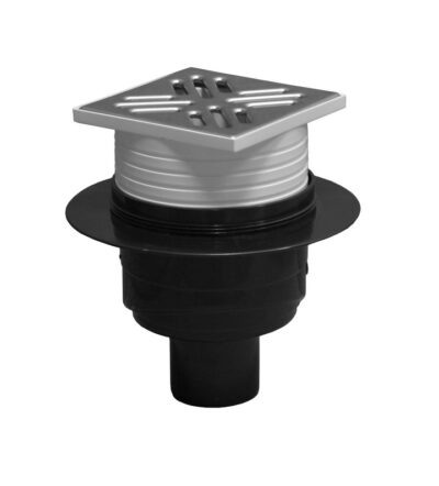 Ujëmbledhës vertikal 10x10 dn50  inox kunder aromes