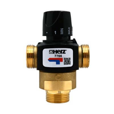 Herz Ventil trekahor termostatik 1" 20-45 °C